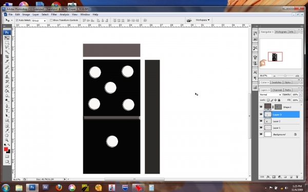 Creation of domino: Step 8